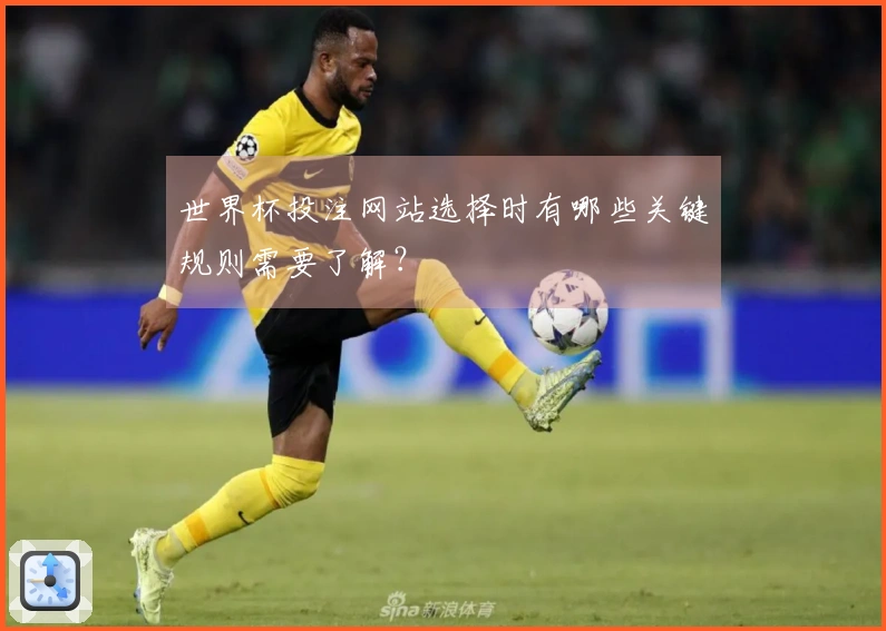 世界杯投注网站选择时有哪些关键规则需要了解？